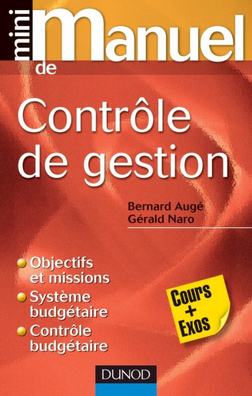 Mini Manuel Contrôle De Gestion - Dunod